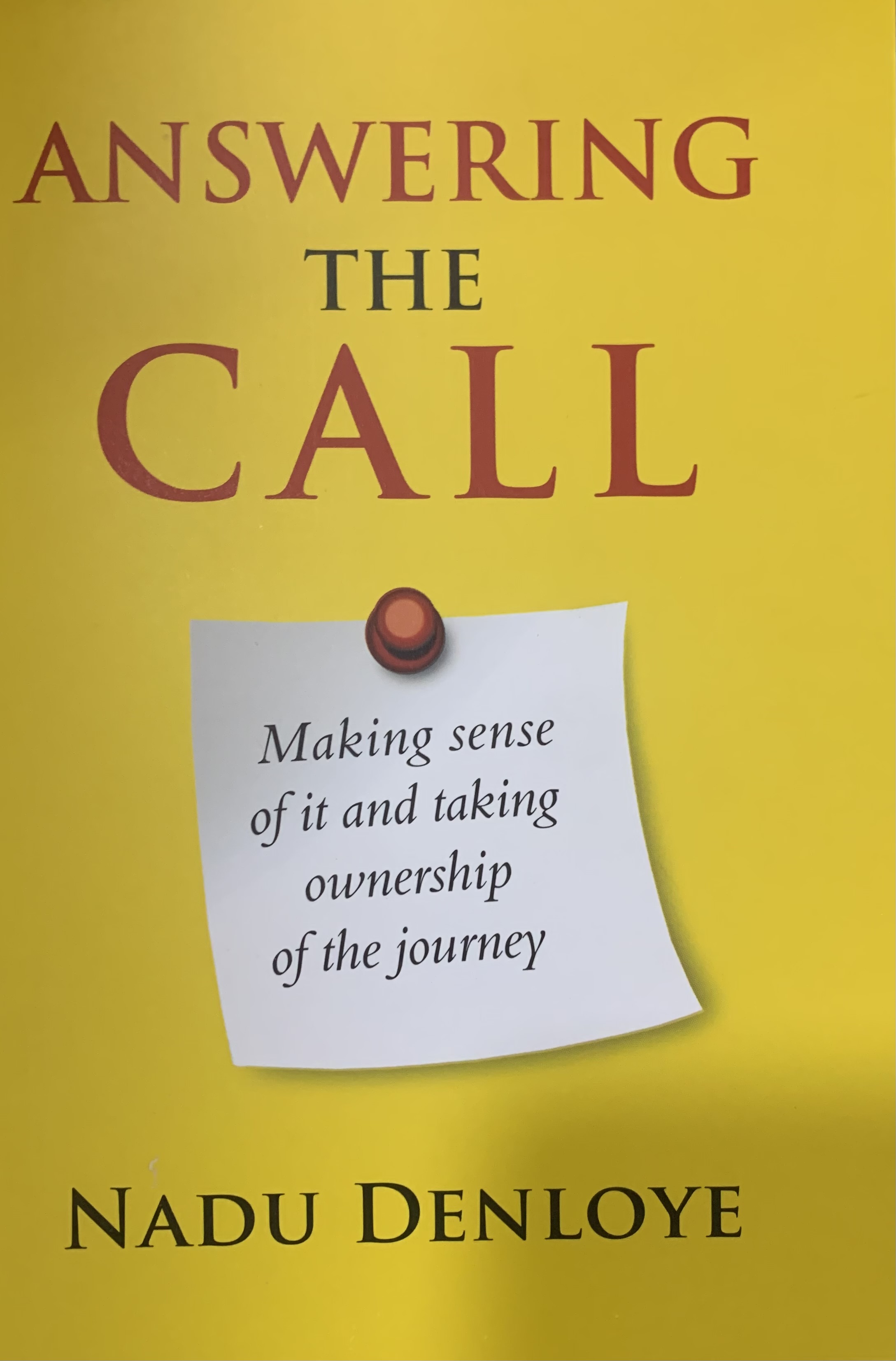 ANSWERING THE CALL - HB