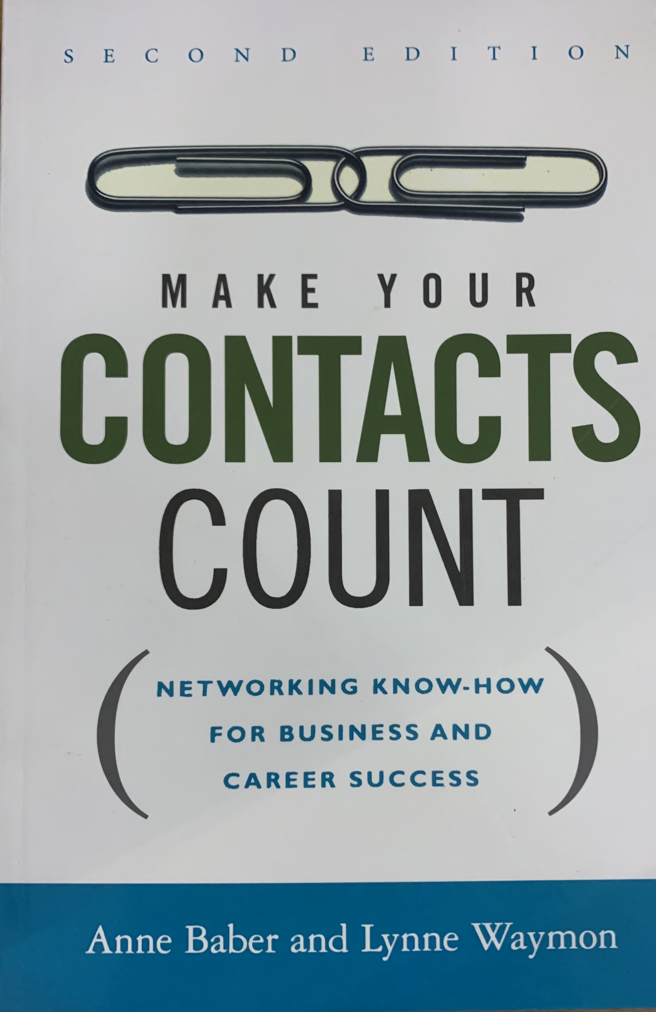 MAKE YOUR CONTACTS COUNT