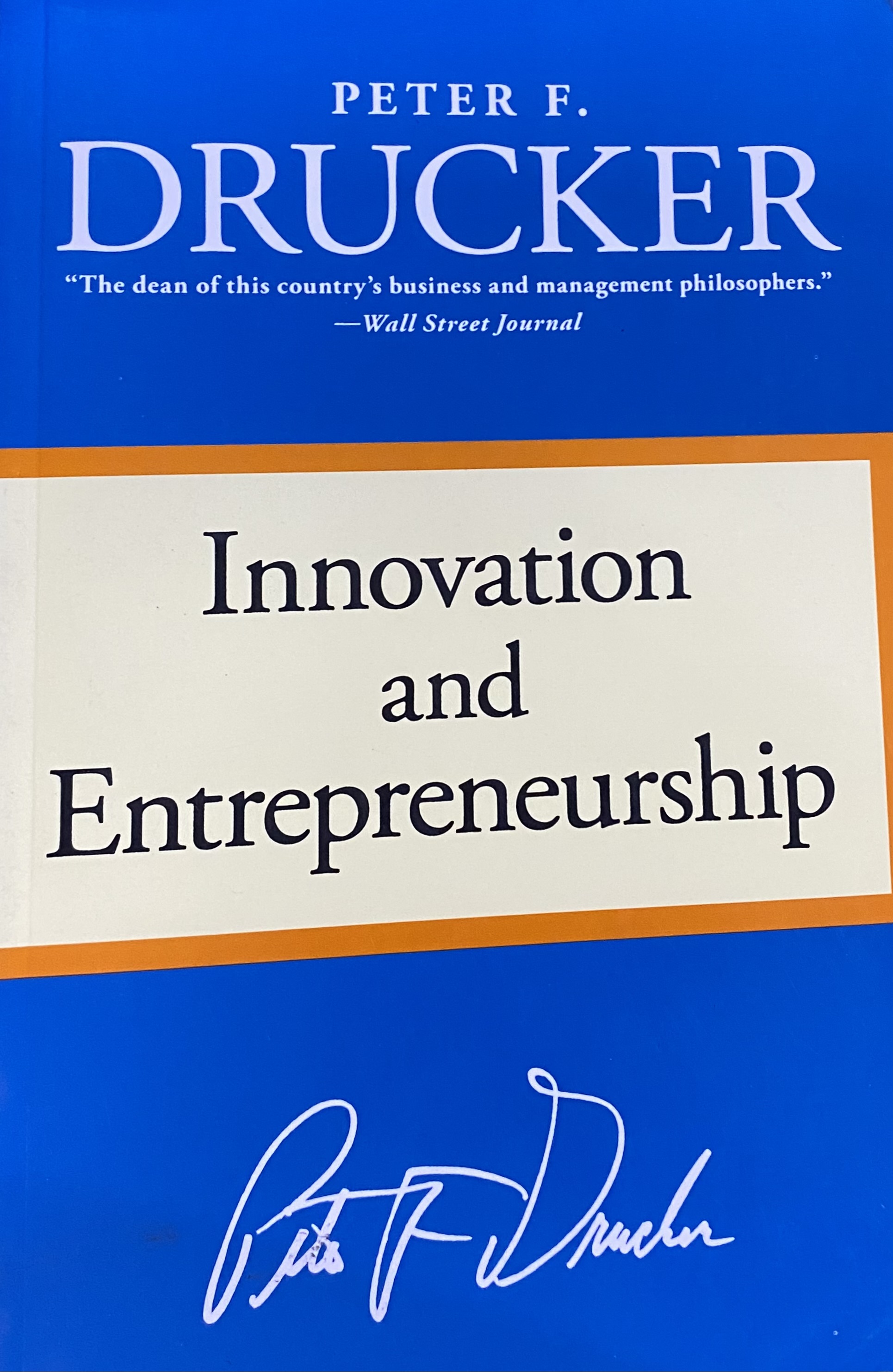 INNOVATION AND ENTREPRENEURSHIP
