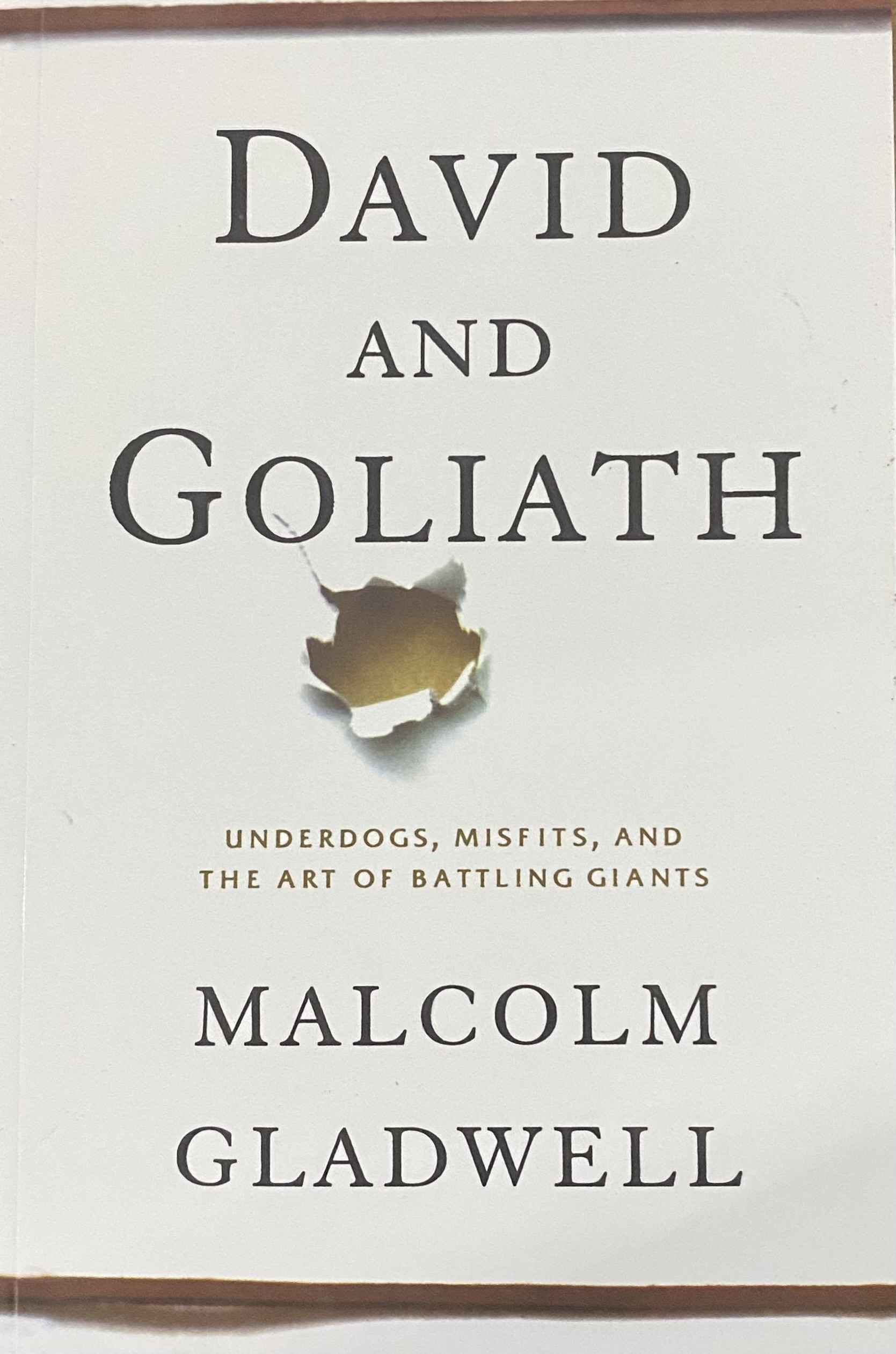 DAVID AND GOLIATH