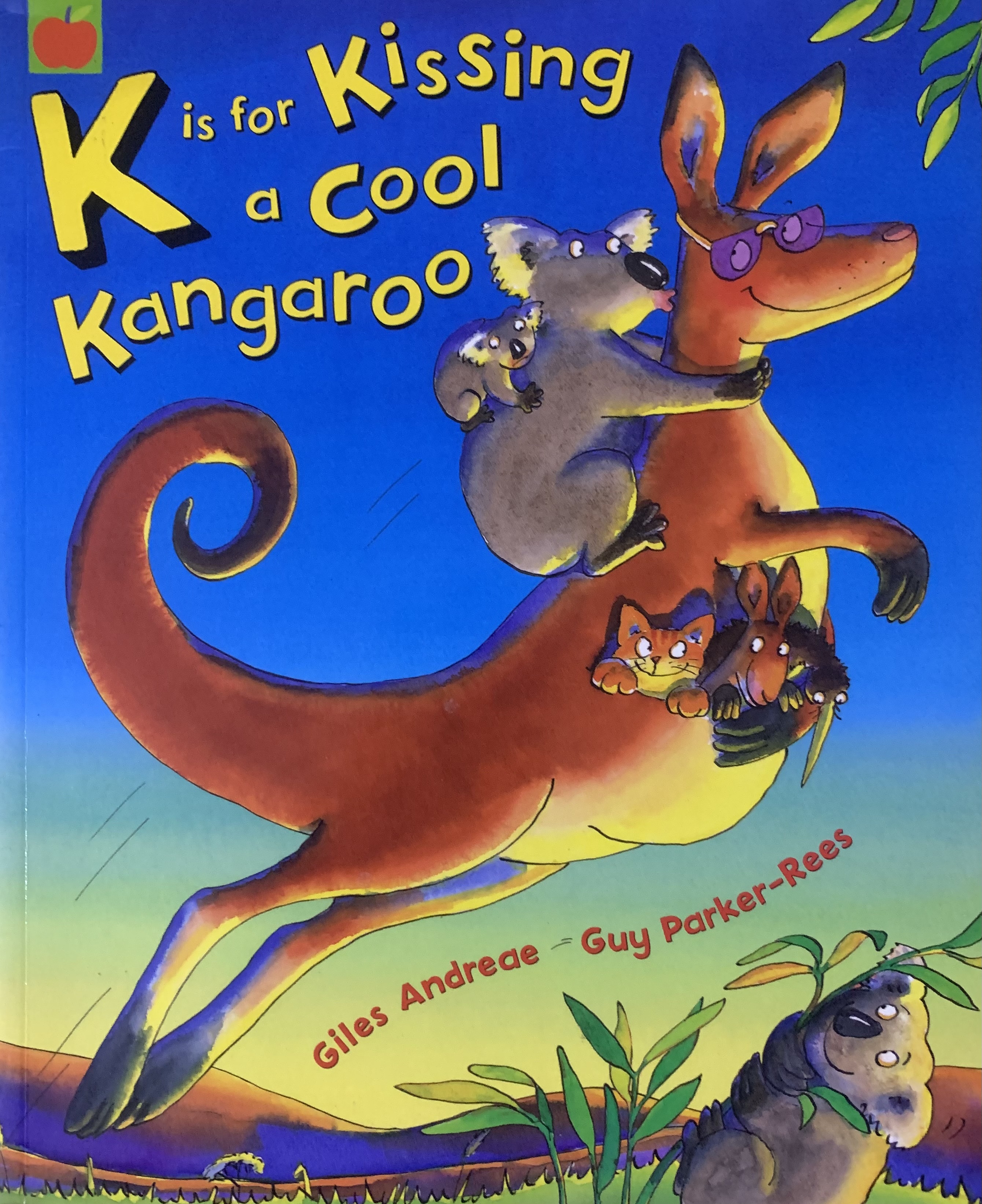 K IS FOR KISSING A COOL KANGARO