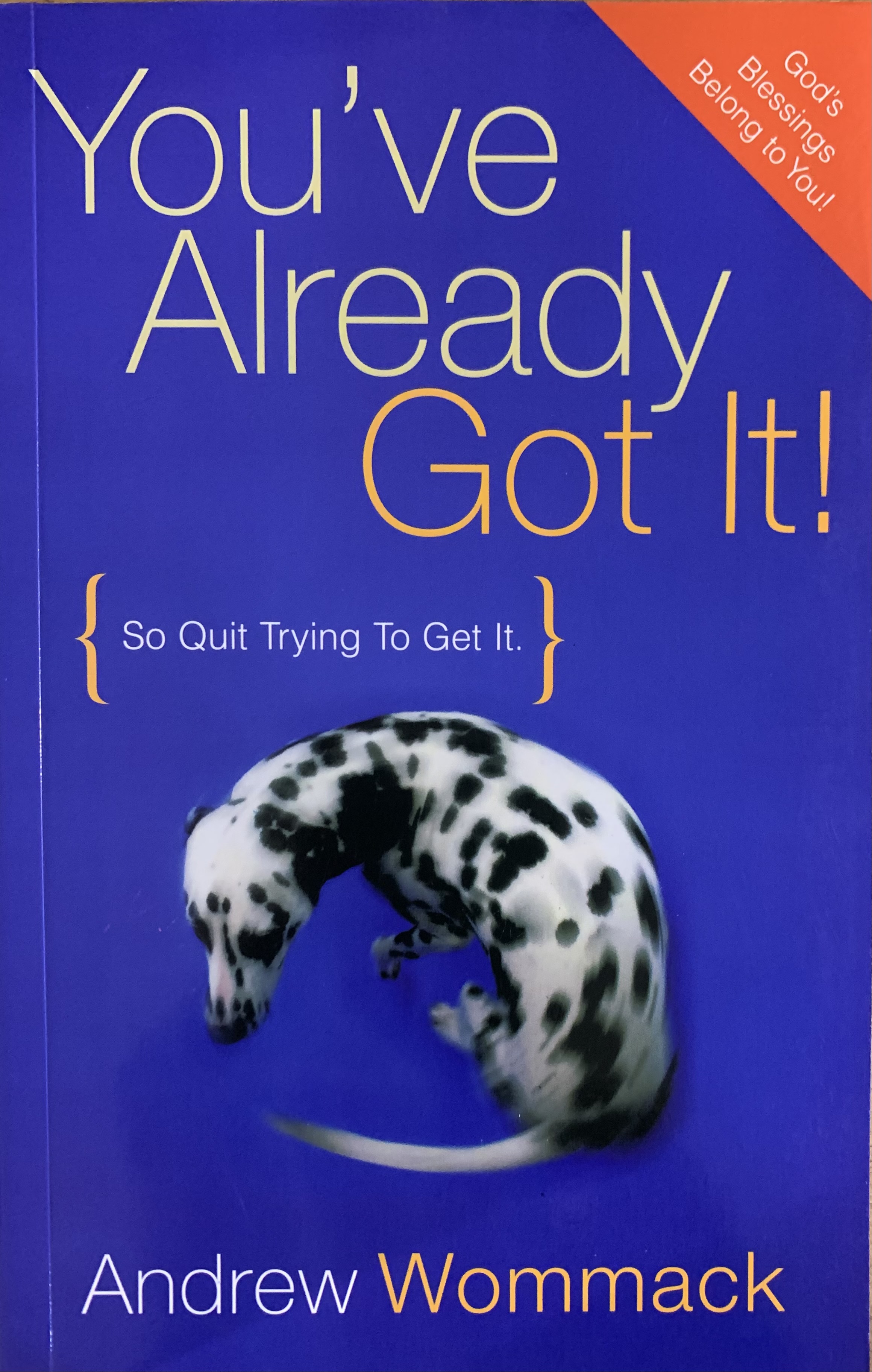 YOU'VE ALREADY GOT IT!