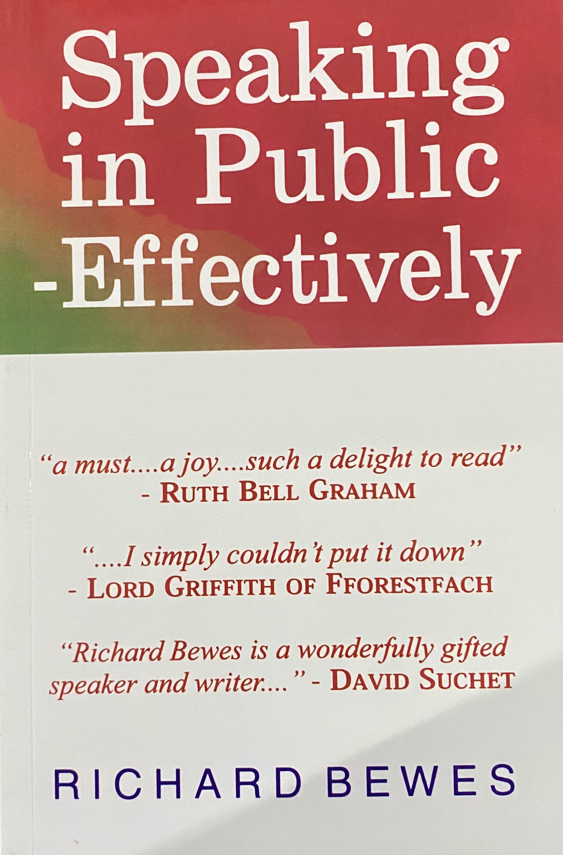 SPEAKING IN PUBLIC EFFECTIVELY