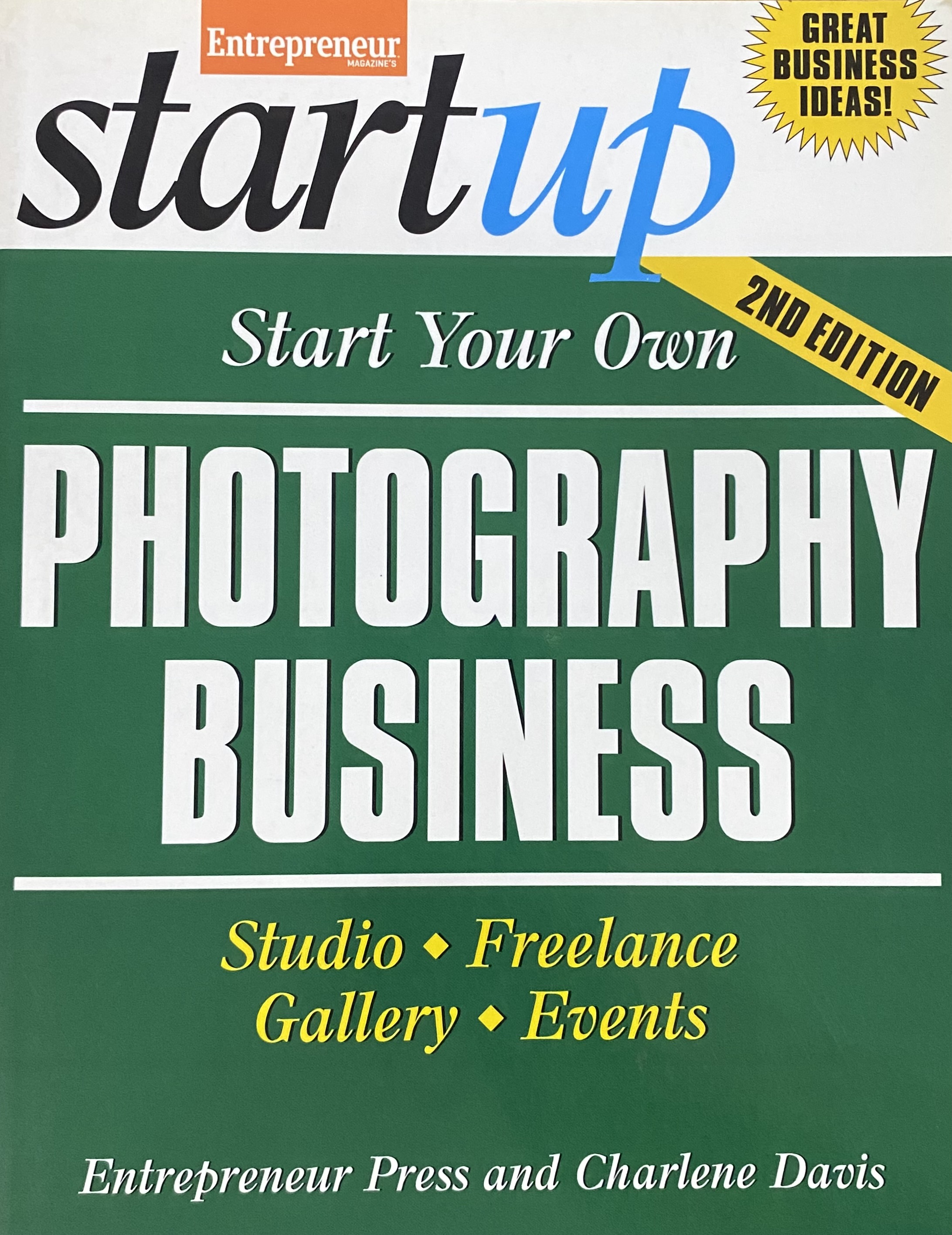 START UP PHOTOGRAPHY BUSINESS