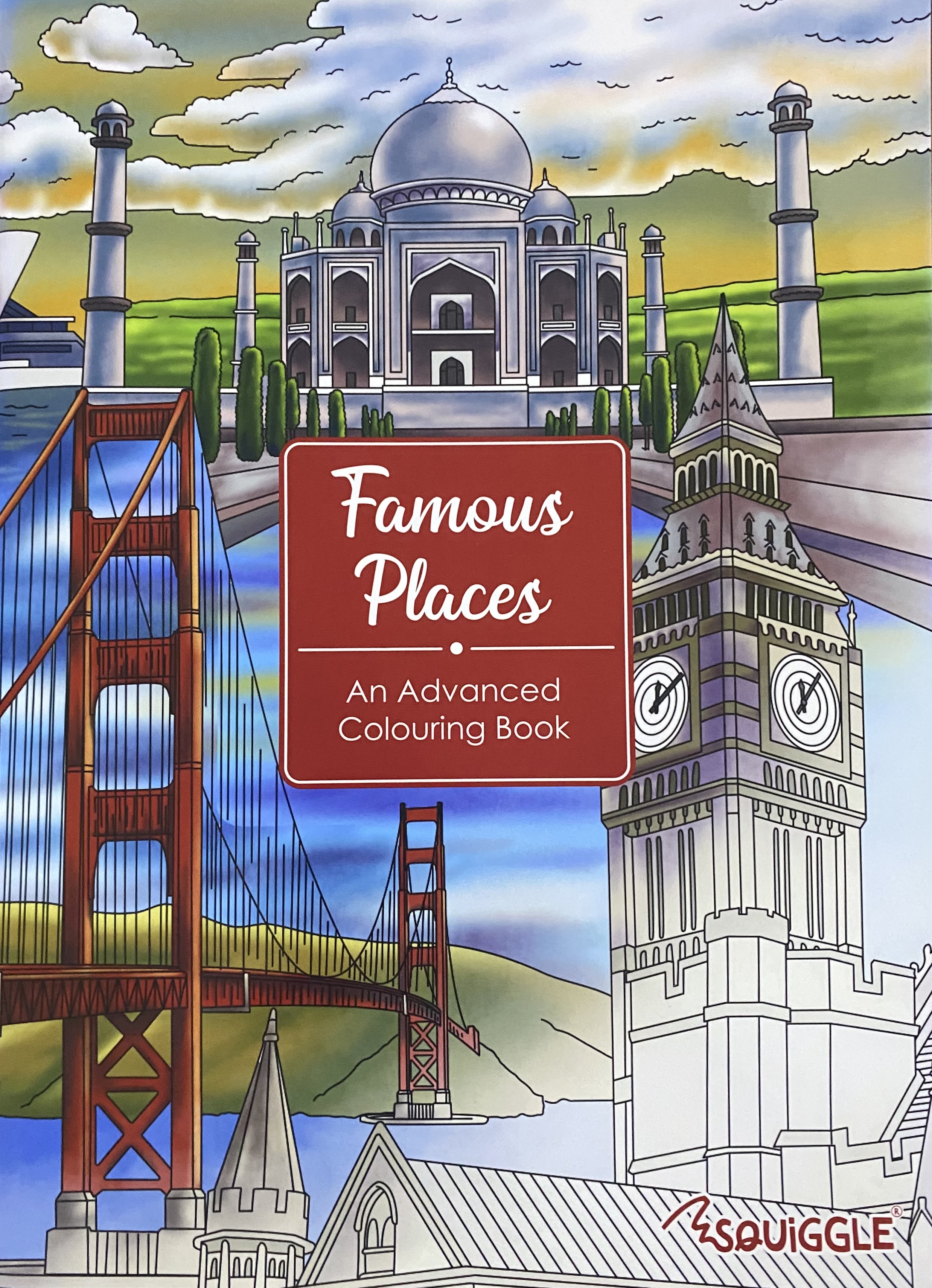FAMOUS PLACES COLOURING BOOK