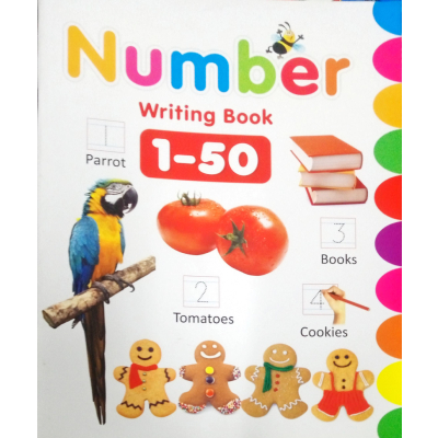 NUMBER WRITING BOOK 1-50
