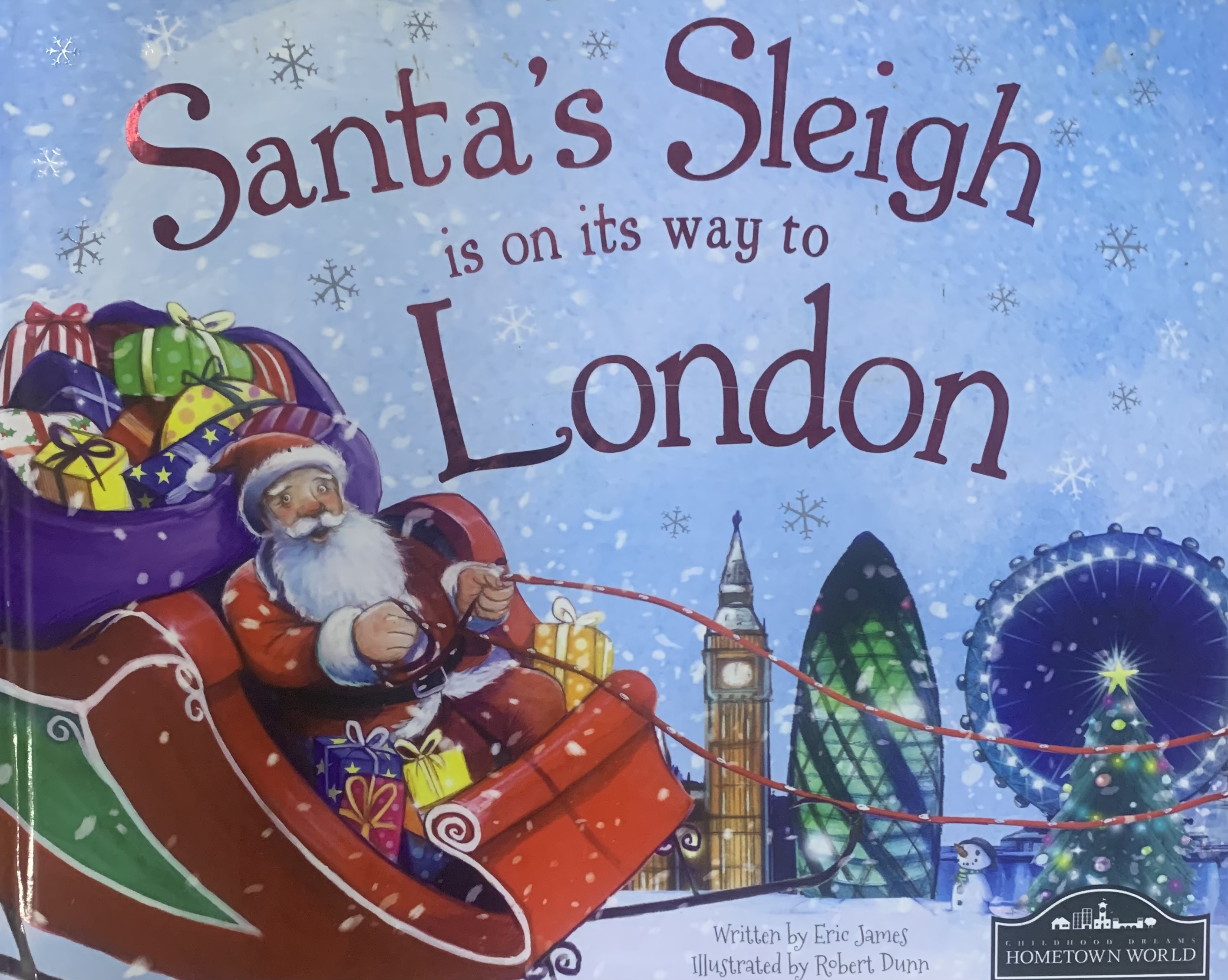 SANTA'S SLEIGH IS ON ITS WAY TO