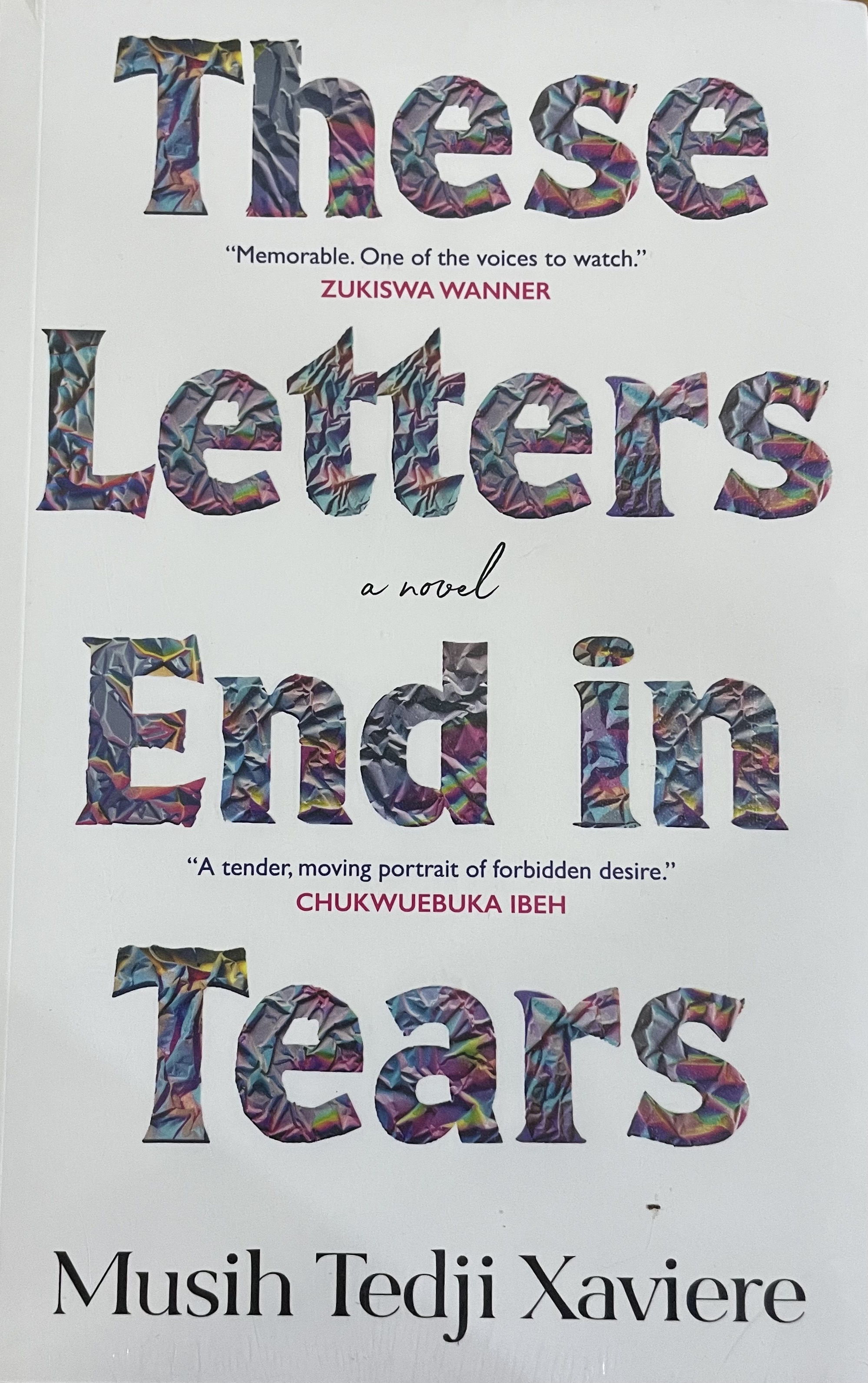 THESE LETTERS END IN TEARS