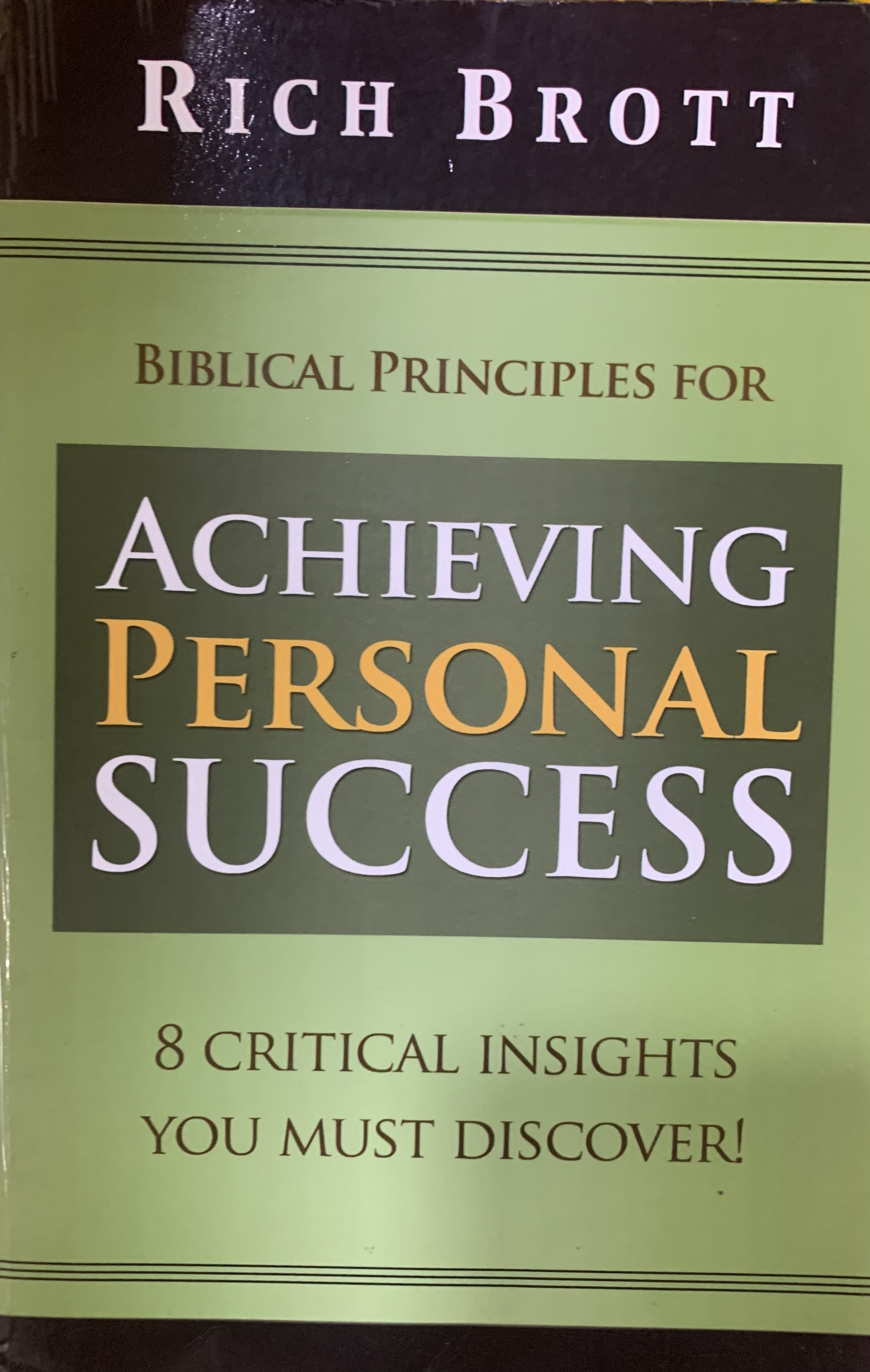 ACHIEVING PERSONAL SUCCESS